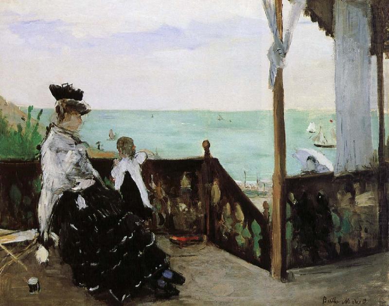 Berthe Morisot Seaside villa china oil painting image